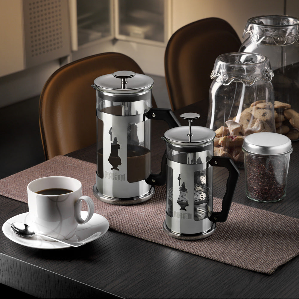 Bialetti Preziosa Coffee Press | Borosilicate Glass | 350ml, 600ml, 1L