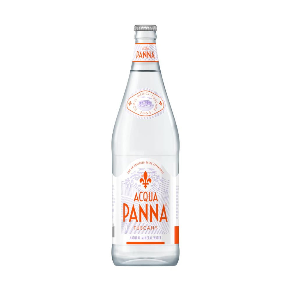 Acqua Panna Still Mineral Water | 750ml Glass Bottle, 12 Pack