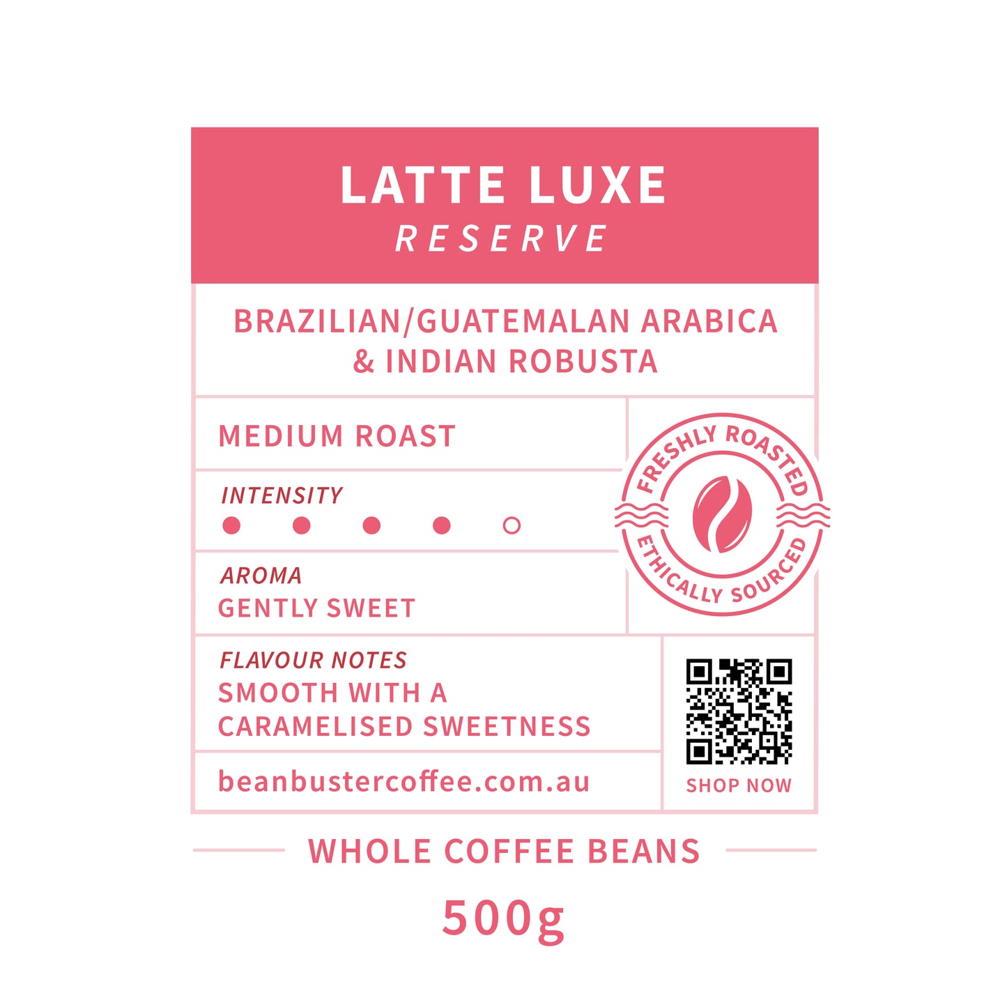 Latte Luxe Reserve | 3-Bean Blend | Medium Roast Coffee