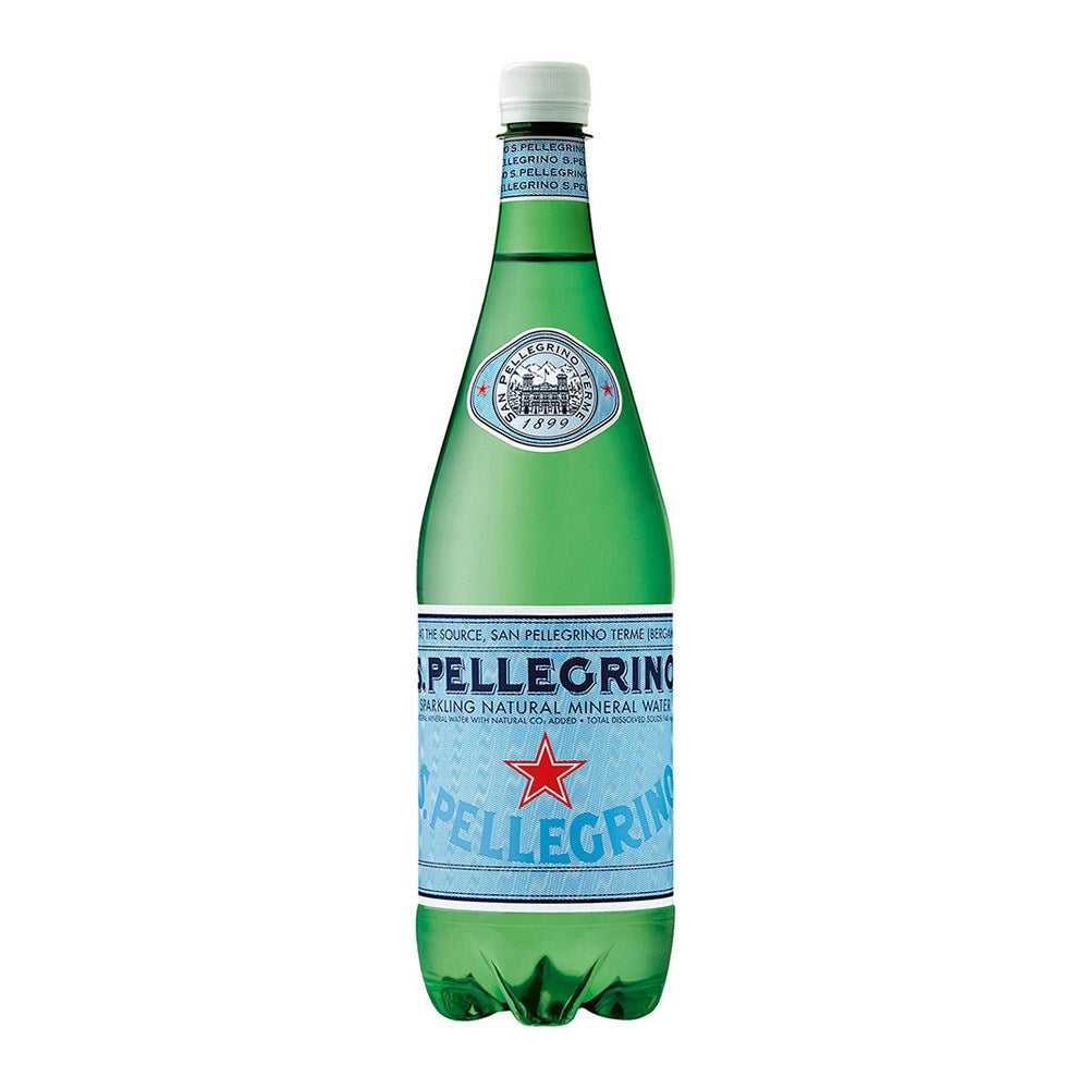 San Pellegrino Sparkling Mineral Water | 1L PET Bottle, 12 Pack