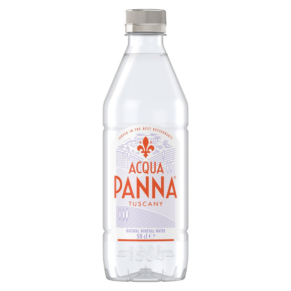 Acqua Panna Still Mineral Water | 500ml PET Bottle, 24 Pack