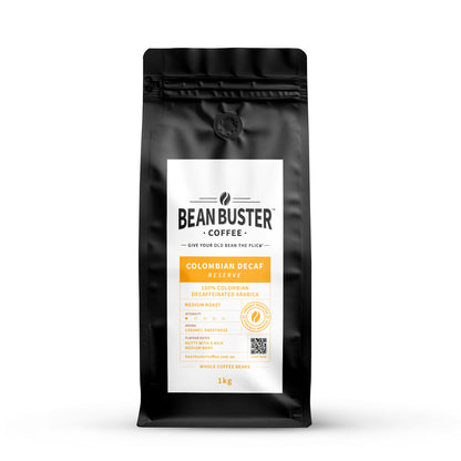 Colombian Decaf Reserve | 100% Colombian Arabica | Swiss Water Process | Medium Roast Coffee
