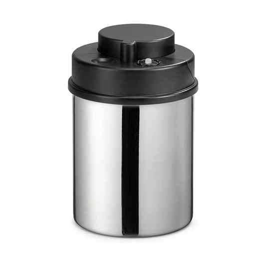 Incasa stainless steel vacuum storage canister with airtight lid – 1.3 L